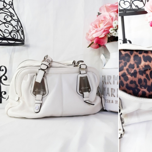 b. makowsky Handbags - B. Makowsky Pebbled Leather Shoulder Bag